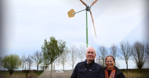 Zelf energie opwekken met de eerste kleine windmolen in Buren