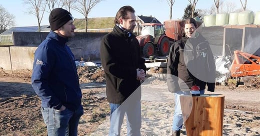 Eerste kleine windmolen op Voorne-Putten.