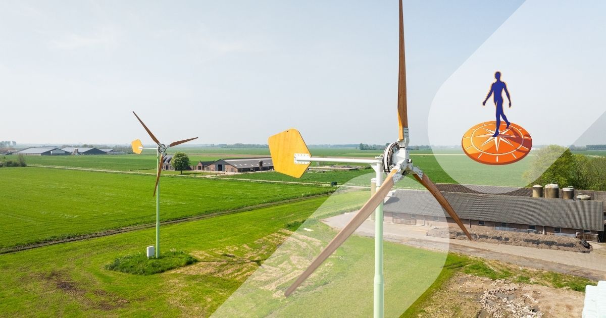 EAZ windmolen met hulp van groene financiering Rabobank